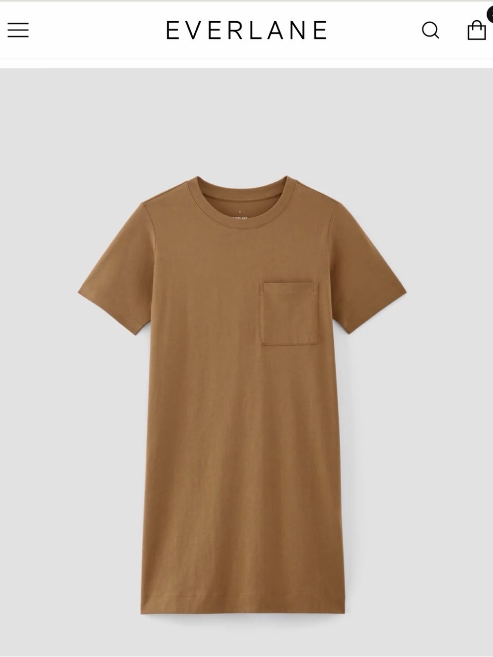 Everlane Organic Cotton Weekend Tee Dress